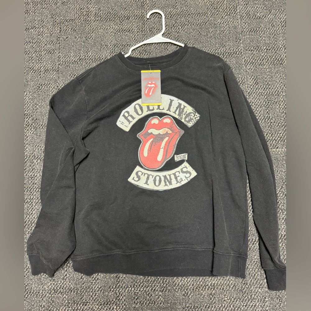 rolling stones crewneck size M
